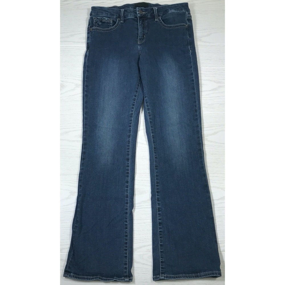 Buckle Black Fit No. 76 Bootcut Jeans Women's 30x32 Dark Blue Stretch Mid Rise